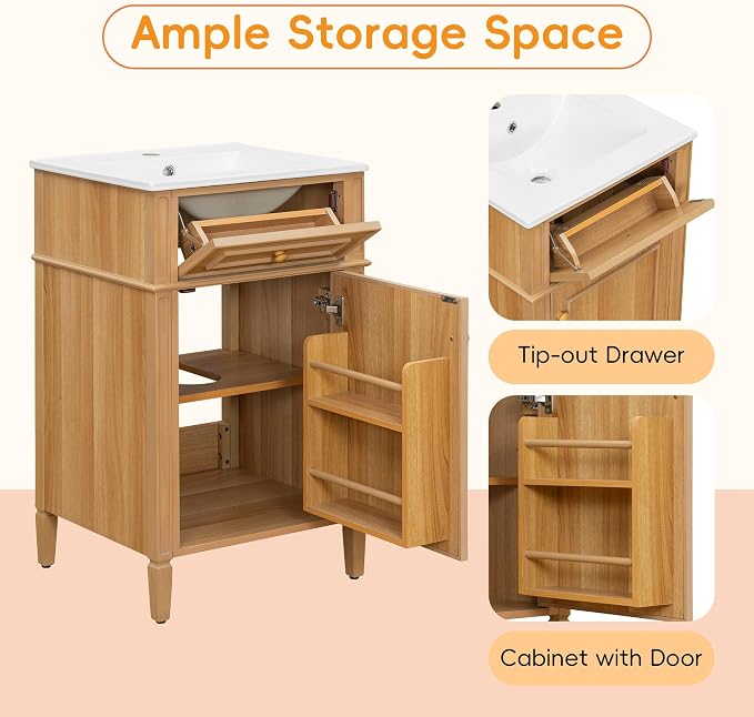 Linique 20" Bathroom Vanity - Image 5