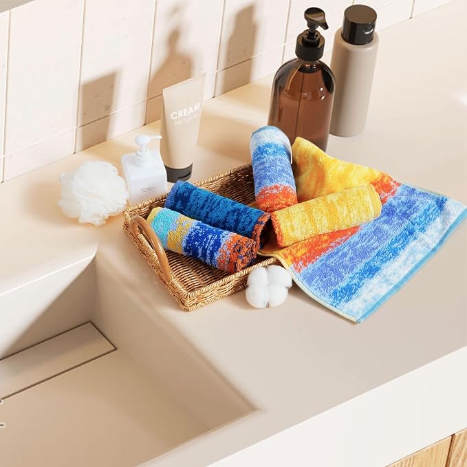 SEMAXE 100% Cotton Washcloths for Bathroom - Image 9