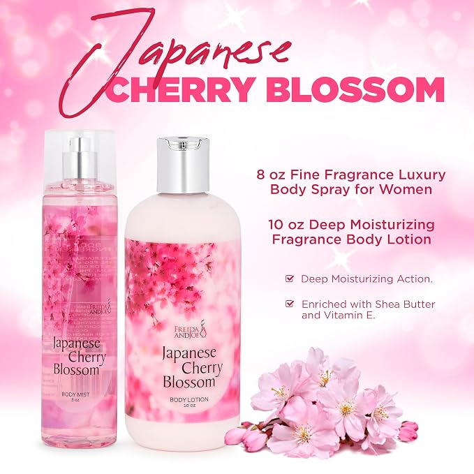 Home Spa Gift 10oz Deep Moisturizing Fragrance Body Lotion & 8 oz. Fine - Image 2