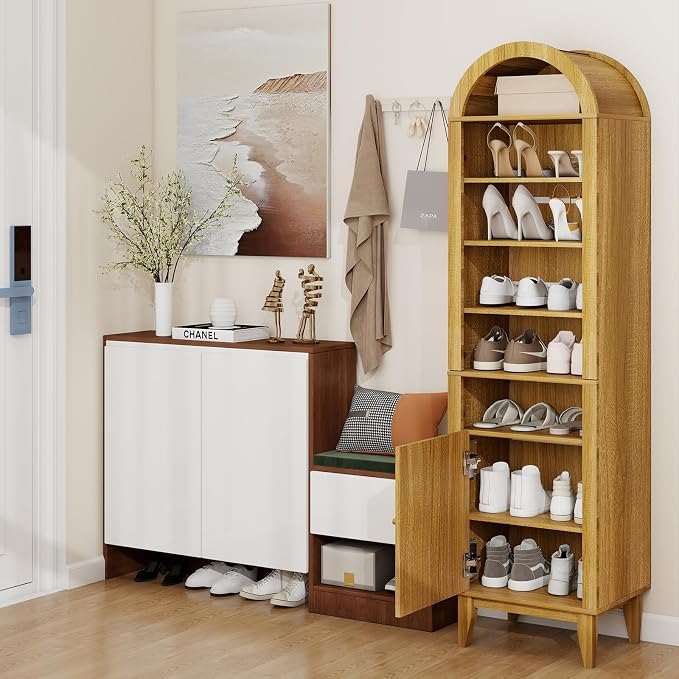 ELECWISH 71" Tall Arched Cabinet - Image 7