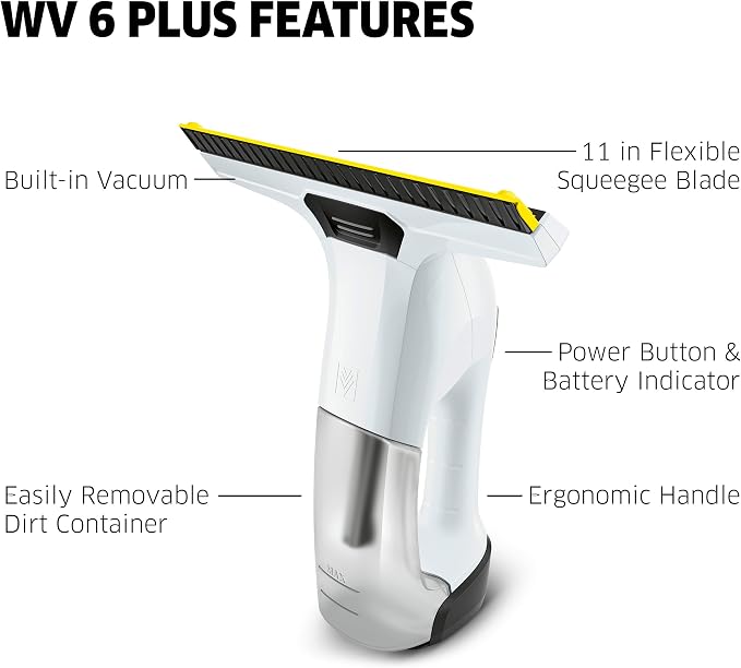 Kärcher WV 6 Electric Window Vacuum Squeegee 11" - Image 2