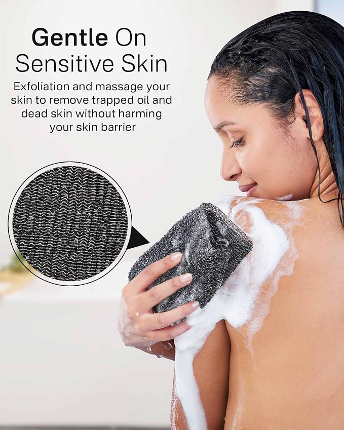 Yiclick 2 Pack Exfoliating Washcloth Towel - Image 9