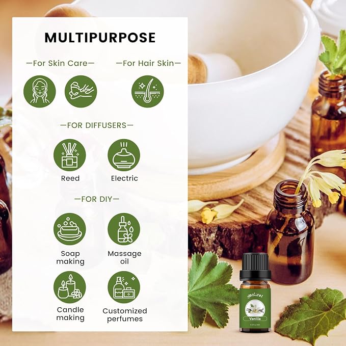 yethious 2 Pack Vanilla Essential Oil - Image 5