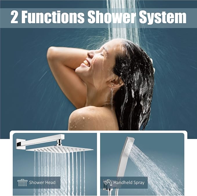 Aolemi Shower Faucet Set Rain Shower System - Image 2