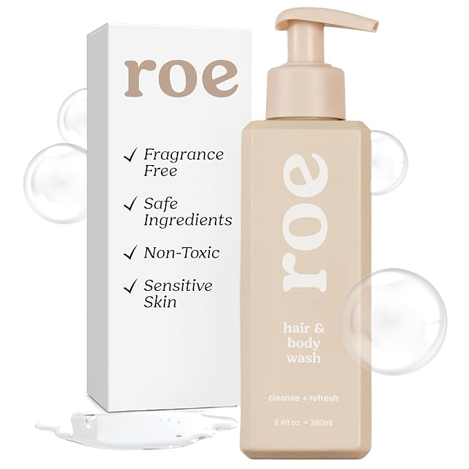Roe Wellness- Toddler & Baby Body Wash & Shampoo Moisturizing Clean Ingredients by RoeWellness
