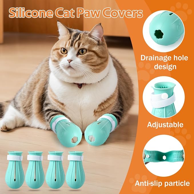 Adjustable Cat Muzzle for Grooming and Biting Prevention, Breathable TPU - Image 5