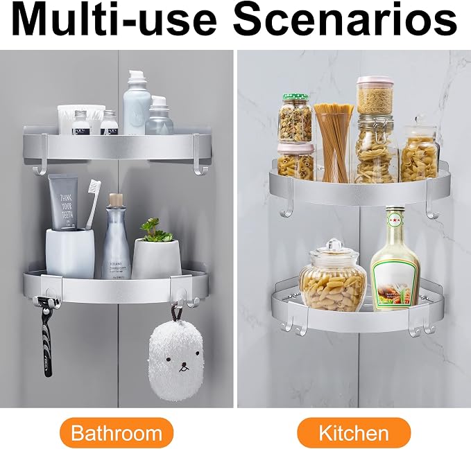 Adhesive Corner Shower Caddy - Image 5