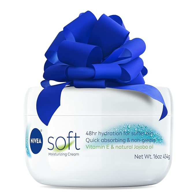NIVEA Soft Refreshingly Soft Moisturizing Cream, Lightweight Body Moisturizer by Nivea