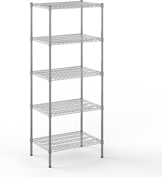 21" Deep x 30" Wide x 74" Height Wire Shelving Kit | 5-Tier | NSF Commercial by Regal+Altair