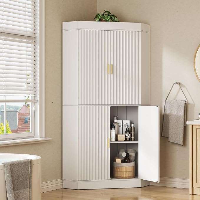 70.3'' Corner Cabinet, Corner Kitchen Pantry - Image 8