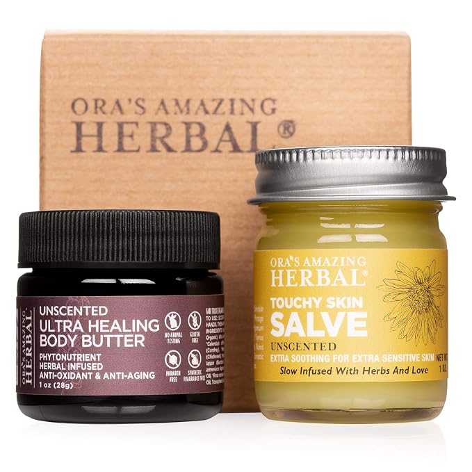 Ora's Amazing Herbal, Eczema Relief, Touchy Skin Salve, Ultra Healing Body by OrasAmazingHerbal