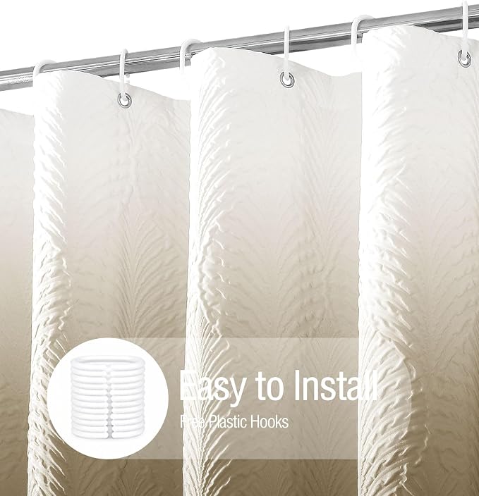 Gibelle Ombre Brown Shower Curtain - Image 7