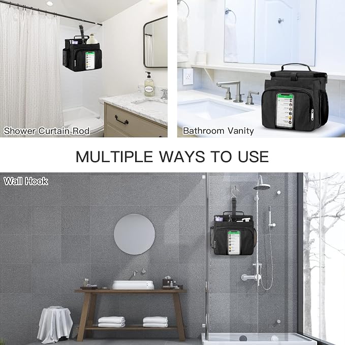 Bukere Shower Caddy Tote Bag, Portable Shower Caddy - Image 6