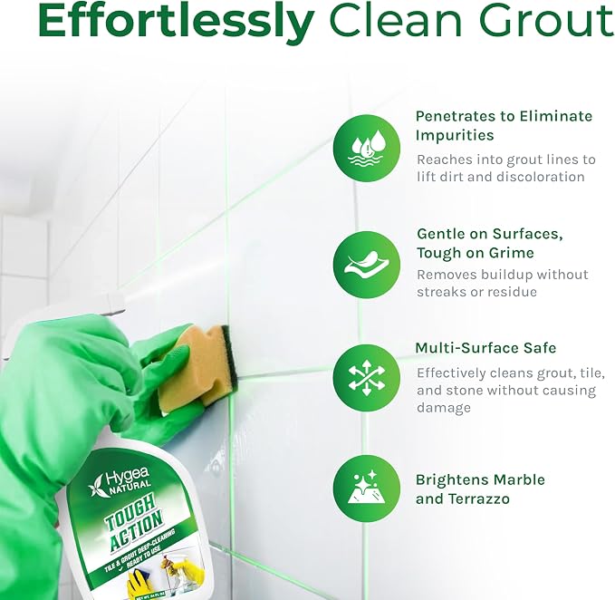 Hygea Natural Tough Action Tile & Grout Cleaner - Image 4