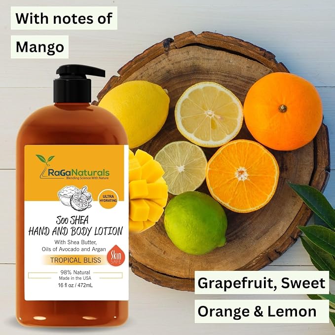 RaGaNaturals Natural Mango Body Lotion - Image 4