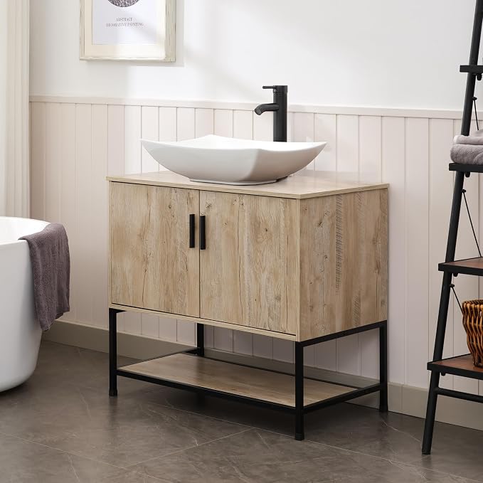 UEV Rustic Oak 36" Bathroom Vanity - Image 5