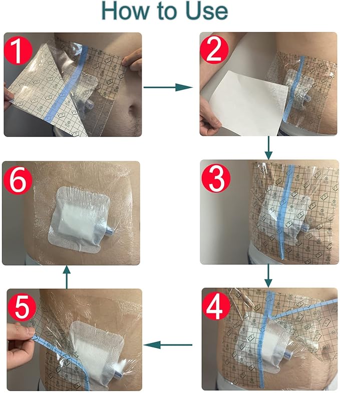 Waterproof Dialysis Catheter Shower Protector, - Image 8