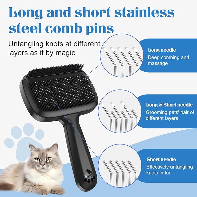 Self Cleaning Dog Brush for Shedding - Image 4