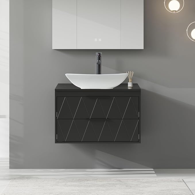 eclife 30" Floating Bathroom Vanities - Image 3