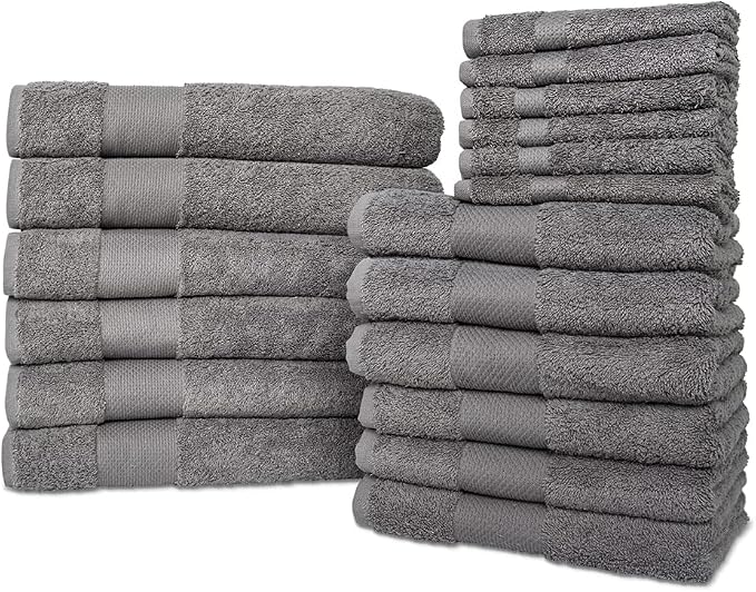 Hencely 18-Piece Bath Towel Set by HENCELY