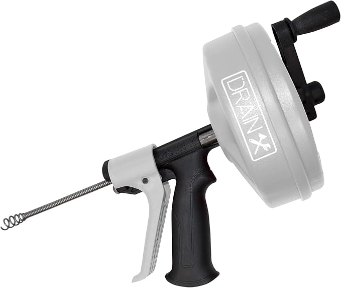 DrainX SPINFEED 50 Foot Drum Auger | Use Manually or Drill Powered - Image 2