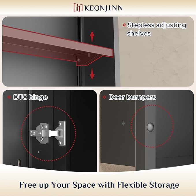 Keonjinn 40" x 30" Medicine Cabinets - Image 4