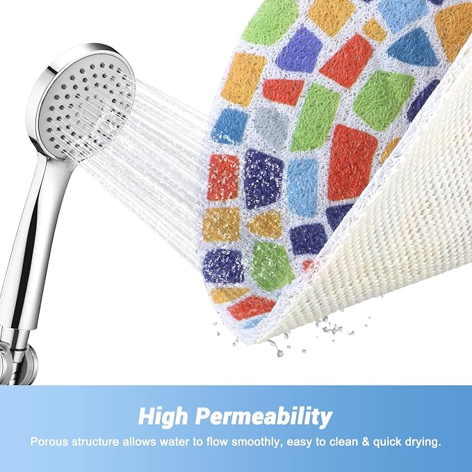 Shower Mat Non-Slip, Soft Comfort Bath Mat - Image 5