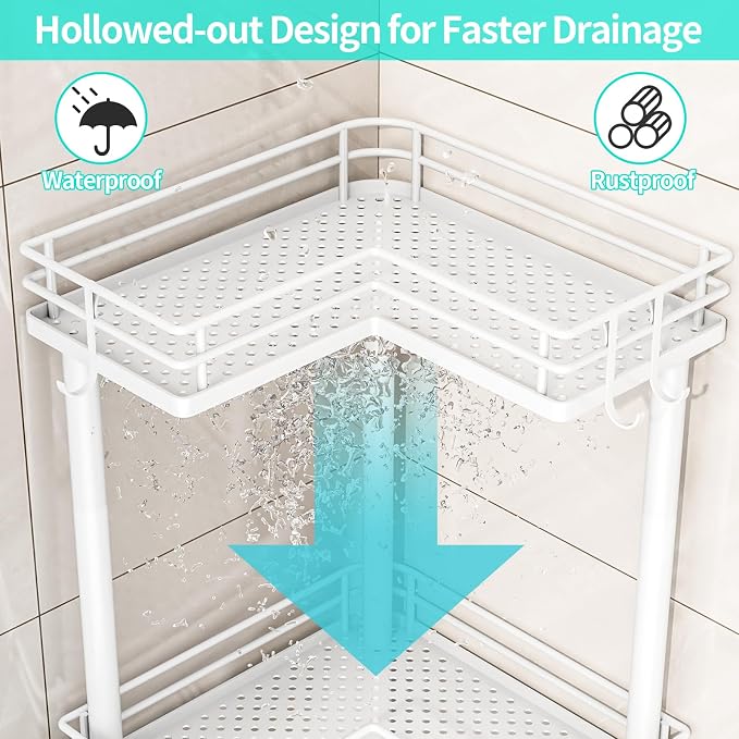 HapiRm Corner Shower Caddy Organizer - Image 3