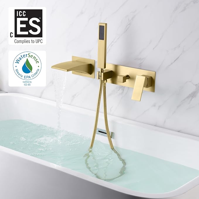 SUMERAIN Wall Mount Tub Faucet - Image 2