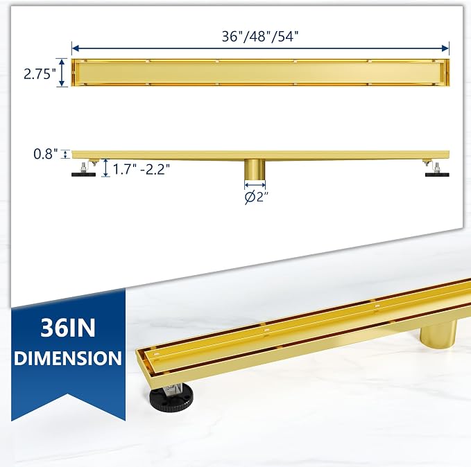 Neodrain 36-Inch Linear Shower Drain - Image 3