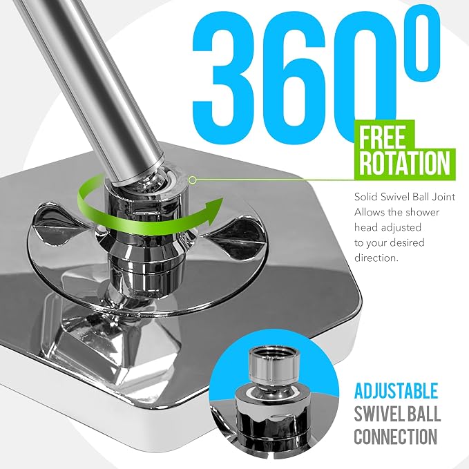 AquaHomeGroup Luxury Filtered Shower Head Set - Image 3