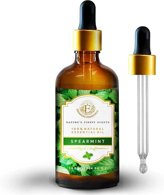 Luxurious Spearmint Essential Oil by Enhanced Essentials|with Dropper|Slow - Image 8