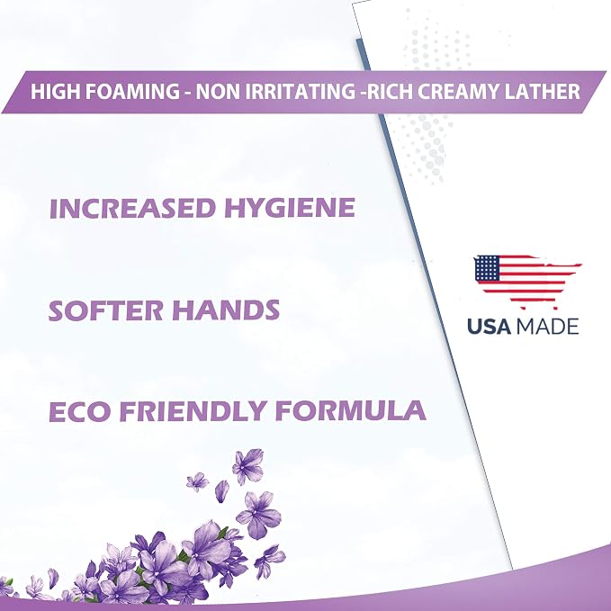 GreenFist Foaming Hand Soap Refills Lavender Scent Jug Foam Refill Made in USA - Image 2