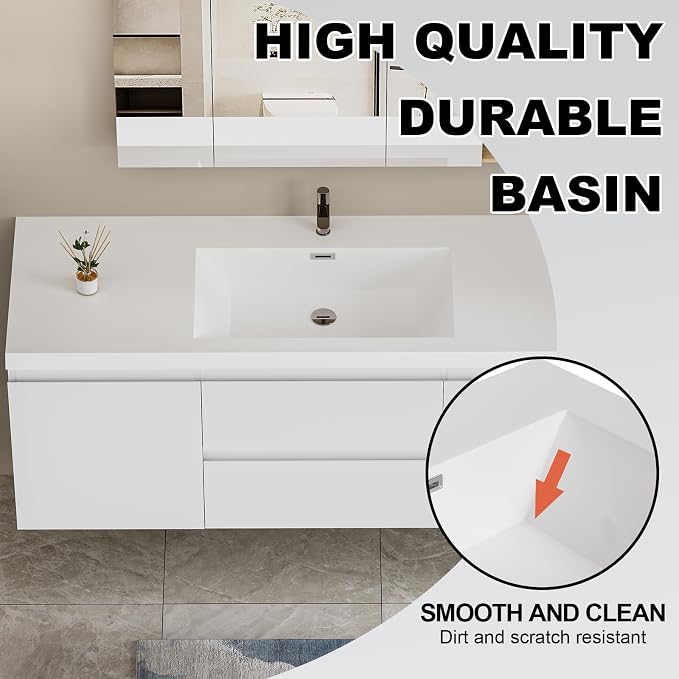 60" Floating Bathroom Vanity - Image 3