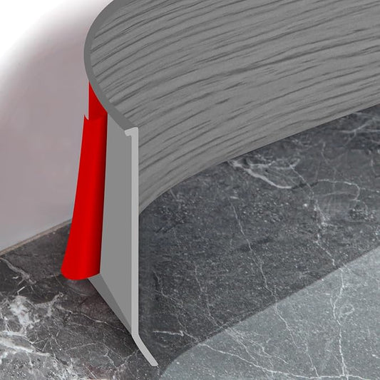 Flexible Baseboard Molding Trim 4 Inch Self-Adhesive Vinyl Wall Base Peel and by Heonay