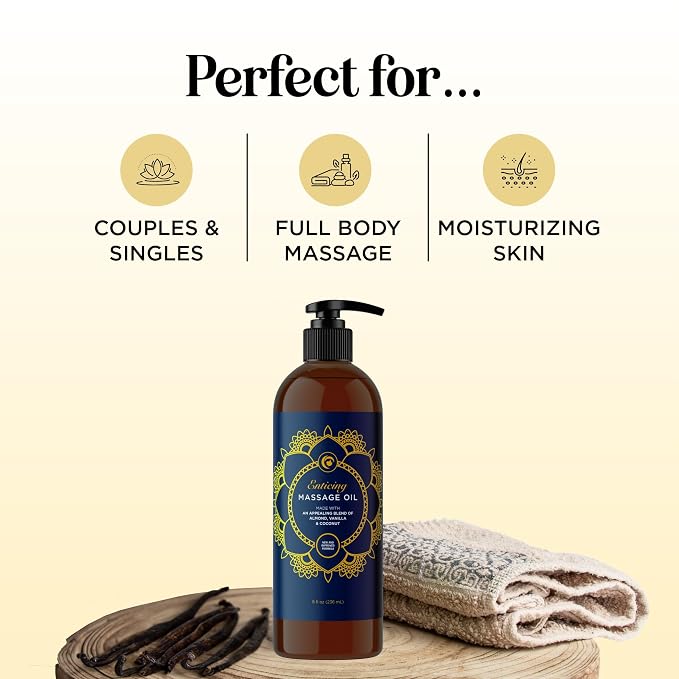 Luxurious Vanilla Massage Oil for Couples - Image 7