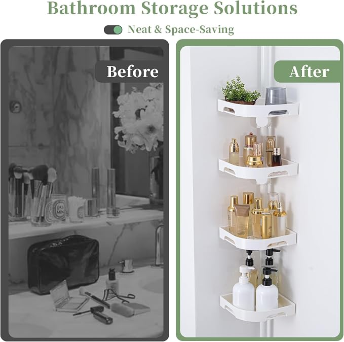 Tension Pole Shower Caddy Organizer - Image 4