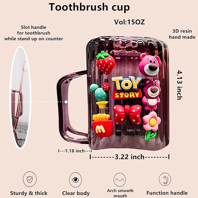 Automatic Toothpaste Dispenser & Toothpaste Holders and Wall Mounted Cup 3 - Image 5