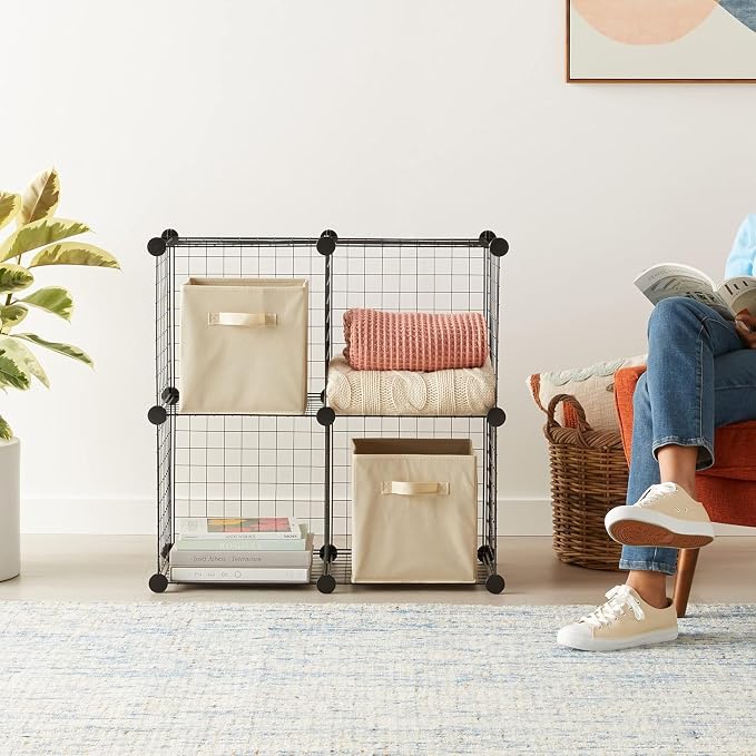 Amazon Basics 4 Cube Storage Organizer - Image 2