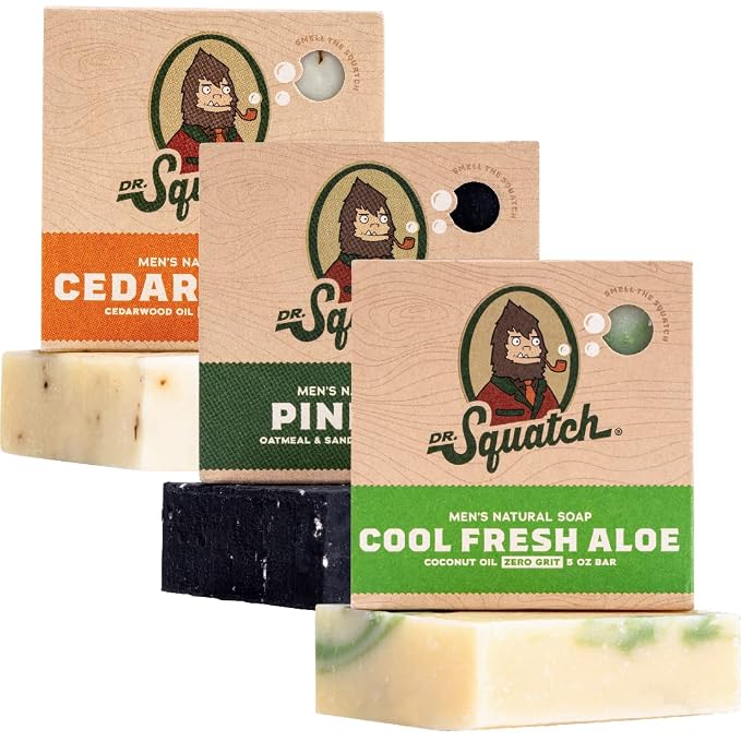 Dr. Squatch Natural Bar Soap for Men by DrSquatch