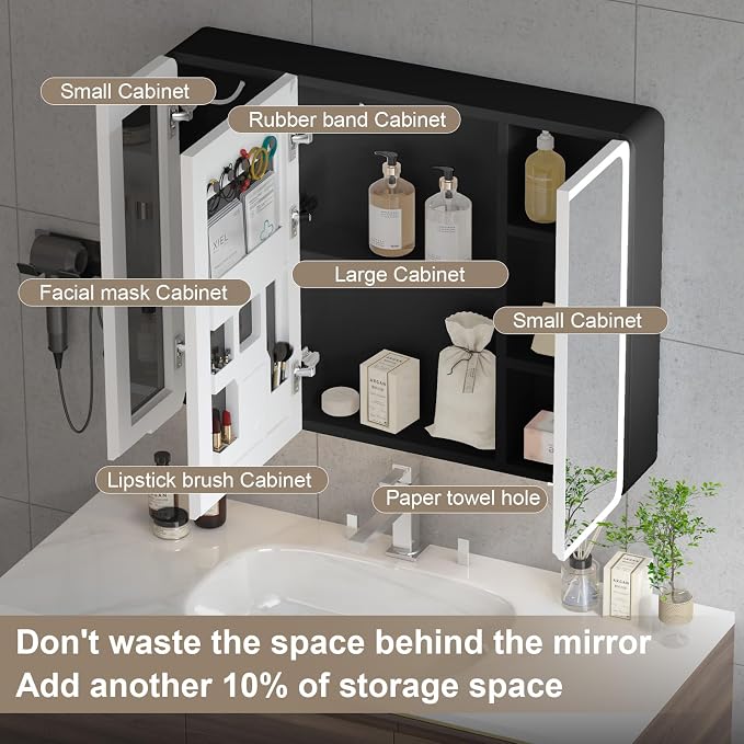 Lighted Bathroom Medicine Cabinet - Image 4