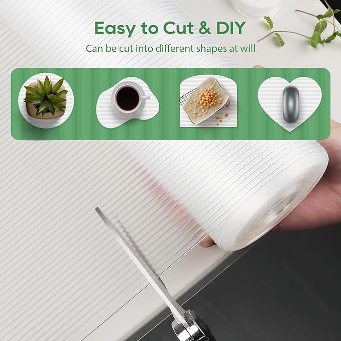 Anoak Shelf Liner, 14 Inches x 30 FT Non-Slip Cabinet Liner, Washable - Image 4