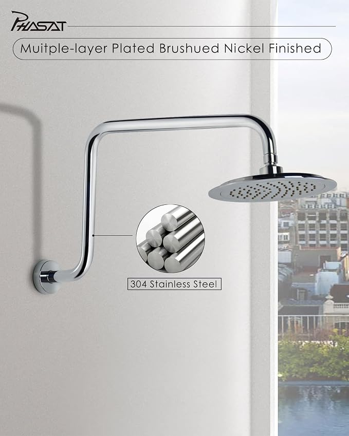 PHASAT S Shaped Shower Arm - Image 3