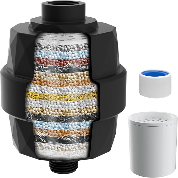 iFealClear Shower Head Filter, High Output Shower Filter by iFealClear
