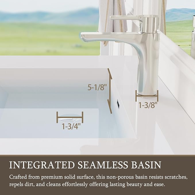 Modern 24" Floating Bathroom Vanity - Image 3