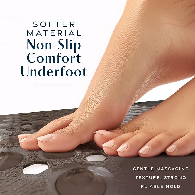 SlipX Solutions Power Grip Bathtub Safety Mat | Precision Grip Technology - Image 4