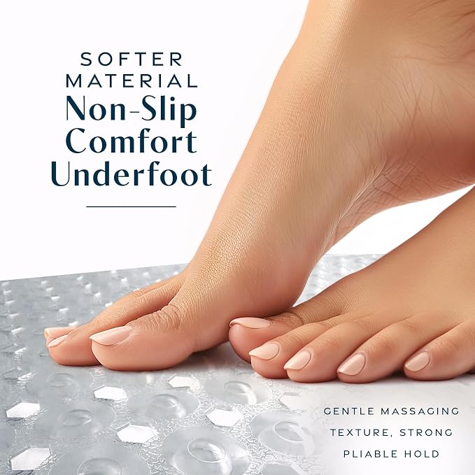 SlipX Solutions Power Grip Bathtub Safety Mat | Precision Grip Technology - Image 4