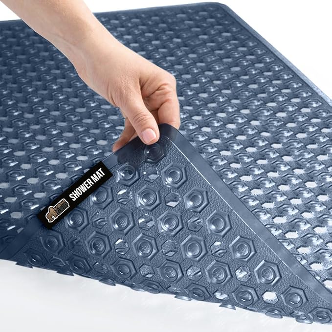 GORILLA GRIP Patented Bath Tub Shower Mat, Machine Washable Bathtub Floor Liner by GorillaGrip