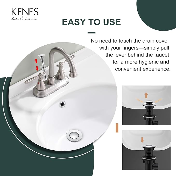 KENES Bathroom Sink Drain Stopper - Image 4