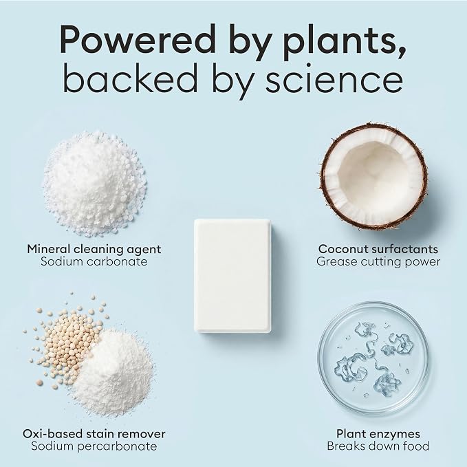 Vove Plastic-Free Dishwasher Tablets, 60 Pack - Image 3